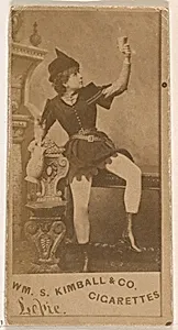 Miss Lepie, from the Actresses series (N203) issued by Wm. S. Kimball & Co. by William S. Kimball & Company