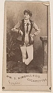 Miss Lysie, from the Actresses series (N203) issued by Wm. S. Kimball & Co. by William S. Kimball & Company