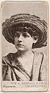 Miss Mignonette, from the Actresses series (N190) issued by Wm. S. Kimball & Co. by William S. Kimball & Company