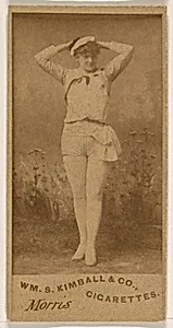 Miss Morris, from the Actresses series (N203) issued by Wm. S. Kimball & Co. by William S. Kimball & Company