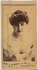 Miss Ninon, from the Actresses series (N203) issued by Wm. S. Kimball & Co. by William S. Kimball & Company