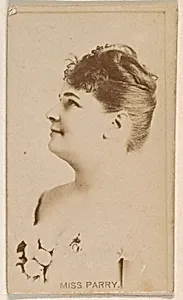 Miss Parry, from the Actresses series (N245) issued by Kinney Brothers to promote Sweet Caporal Cigarettes by Kinney Brothers Tobacco Company