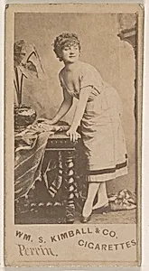 Miss Perrin, from the Actresses series (N203) issued by Wm. S. Kimball & Co. by William S. Kimball & Company