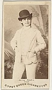 Miss Rats, from the Actors and Actresses series (N171) for Gypsy Queen Cigarettes by Goodwin & Company