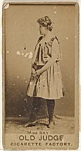 Miss Ray, from the Actors and Actresses series (N171) for Old Judge Cigarettes by Goodwin & Company