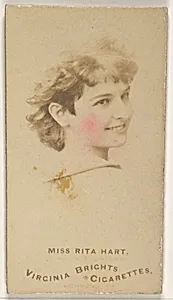 Miss Rita Hart, from the Actors and Actresses series (N45, Type 1) for Virginia Brights Cigarettes by Allen & Ginter