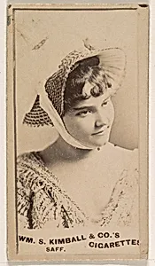 Miss Saff, from the Actresses series (N203) issued by Wm. S. Kimball & Co. by William S. Kimball & Company