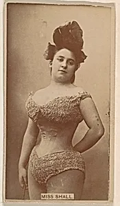 Miss Shall, from the Actresses series (N245) issued by Kinney Brothers to promote Sweet Caporal Cigarettes by Kinney Brothers Tobacco Company