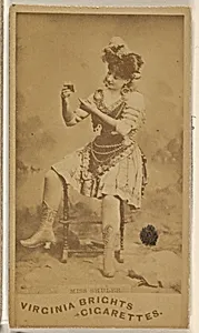 Miss Shuler, from the Actors and Actresses series (N45, Type 1) for Virginia Brights Cigarettes by Allen & Ginter