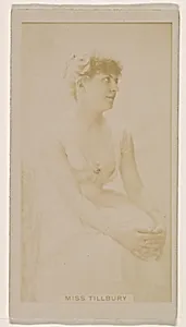 Miss Tillbury, from the Actresses series (N245) issued by Kinney Brothers to promote Sweet Caporal Cigarettes by Kinney Brothers Tobacco Company