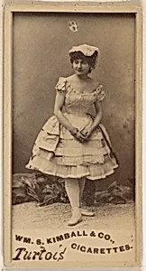 Miss Turtois, from the Actresses series (N203) issued by Wm. S. Kimball & Co. by William S. Kimball & Company