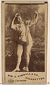 Miss Varonia, from the Actresses series (N203) issued by Wm. S. Kimball & Co. by William S. Kimball & Company