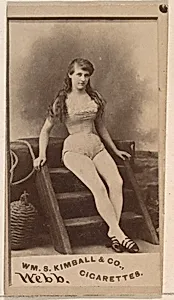 Miss Webb, from the Actresses series (N203) issued by Wm. S. Kimball & Co. by William S. Kimball & Company