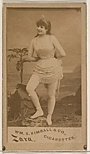Miss Zara, from the Actresses series (N203) issued by Wm. S. Kimball & Co. by William S. Kimball & Company