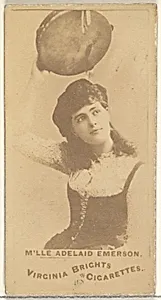 Mlle. Adelaid Emerson, from the Actors and Actresses series (N45, Type 1) for Virginia Brights Cigarettes by Allen & Ginter