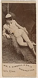 Mlle. Alma, from the Actresses series (N203) issued by Wm. S. Kimball & Co. by William S. Kimball & Company