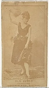 Mlle. Andre, Paris, from the Actors and Actresses series (N171) for Old Judge Cigarettes by Goodwin & Company