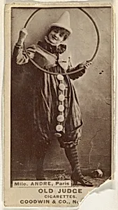 Mlle. Andre, Paris, from the Actors and Actresses series (N171) for Old Judge Cigarettes by Goodwin & Company