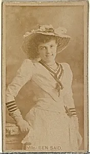 Mlle. Ben Said, from the Actors and Actresses series (N145-8) issued by Duke Sons & Co. to promote Duke Cigarettes by American Tobacco Company|W. Duke, Sons & Co.