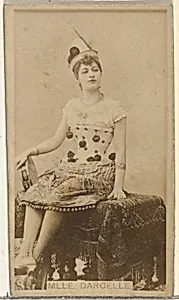 Mlle. Darcelle, from the Actors and Actresses series (N145-8) issued by Duke Sons & Co. to promote Duke Cigarettes by American Tobacco Company|W. Duke, Sons & Co.