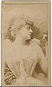 Mlle. Defailley, from the Actors and Actresses series (N145-8) issued by Duke Sons & Co. to promote Duke Cigarettes by American Tobacco Company|W. Duke, Sons & Co.