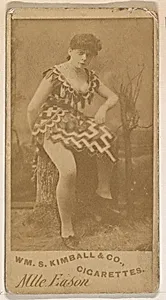 Mlle. Eason, from the Actresses series (N203) issued by Wm. S. Kimball & Co. by William S. Kimball & Company