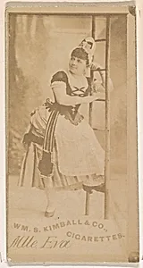 Mlle. Eva, from the Actresses series (N203) issued by Wm. S. Kimball & Co. by William S. Kimball & Company