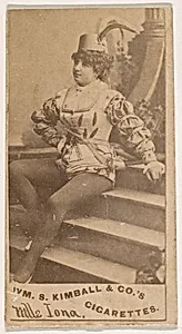 Mlle. Iona, from the Actresses series (N203) issued by Wm. S. Kimball & Co. by William S. Kimball & Company