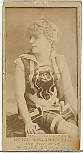 Mlle. Jane May, from the Actors and Actresses series (N145-7) issued by Duke Sons & Co. to promote Duke Cigarettes by W. Duke, Sons & Co.