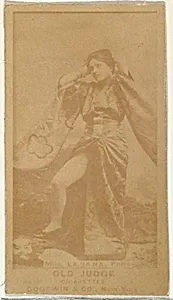 Mlle. La Sana, Paris, from the Actors and Actresses series (N171) for Old Judge Cigarettes by Goodwin & Company