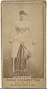 Mlle. Lillis, from the Actors and Actresses series (N145-7) issued by Duke Sons & Co. to promote Duke Cigarettes by W. Duke, Sons & Co.