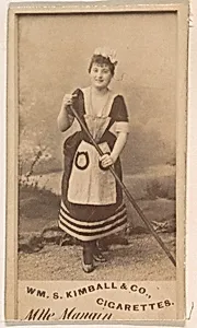 Mlle. Mangin, from the Actresses series (N203) issued by Wm. S. Kimball & Co. by William S. Kimball & Company