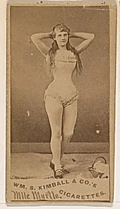 Mlle. Myrtle, from the Actresses series (N203) issued by Wm. S. Kimball & Co. by William S. Kimball & Company