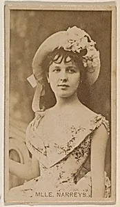 Mlle. Narreys, from the Actresses series (N245) issued by Kinney Brothers to promote Sweet Caporal Cigarettes by Kinney Brothers Tobacco Company