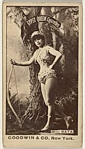 Mlle. Nata, from the Actors and Actresses series (N171) for Gypsy Queen Cigarettes by Goodwin & Company