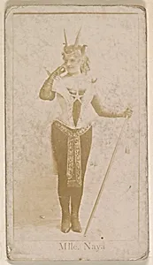 Mlle. Naya, from the Actresses series (N245) issued by Kinney Brothers to promote Sweet Caporal Cigarettes by Kinney Brothers Tobacco Company
