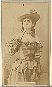 Mlle. Panol, from the Actors and Actresses series (N145-8) issued by Duke Sons & Co. to promote Duke Cigarettes by W. Duke, Sons & Co.|American Tobacco Company