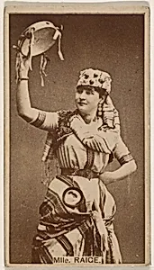 Mlle. Raige, from the Actresses series (N245) issued by Kinney Brothers to promote Sweet Caporal Cigarettes by Kinney Brothers Tobacco Company