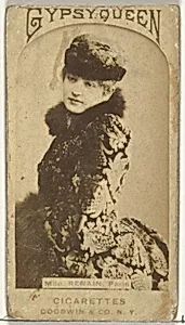 Mlle. Renain, Paris, from the Actors and Actresses series (N171) for Gypsy Queen Cigarettes by Goodwin & Company