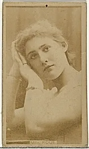 Mlle. Roge, from the Actors and Actresses series (N145-8) issued by Duke Sons & Co. to promote Duke Cigarettes by American Tobacco Company|W. Duke, Sons & Co.