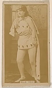 Mlle. Roiz, from the Actresses series (N245) issued by Kinney Brothers to promote Sweet Caporal Cigarettes by Kinney Brothers Tobacco Company