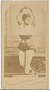 M'lle Rosalind, from the Actors and Actresses series (N45, Type 1) for Virginia Brights Cigarettes by Allen & Ginter