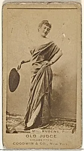 Mlle. Rubens, from the Actors and Actresses series (N171) for Old Judge Cigarettes by Goodwin & Company