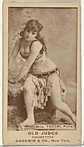 Mlle. Tucshi, Paris, from the Actors and Actresses series (N171) for Old Judge Cigarettes by Goodwin & Company