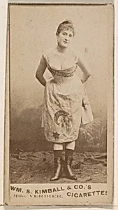 Mlle. Verdier, from the Actresses series (N203) issued by Wm. S. Kimball & Co. by William S. Kimball & Company