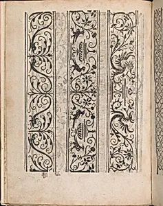 Modelbuch aller Art Nehens vn Stickens (Page 6v)