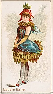 Modern Ballet Dancer, from the Dancing Women series (N186) issued by Wm. S. Kimball & Co. by William S. Kimball & Company