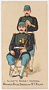 Molineux Rifles, Brooklyn, New York Militia, from the Military Series (N224) issued by Kinney Tobacco Company to promote Sweet Caporal Cigarettes by Kinney Brothers Tobacco Company