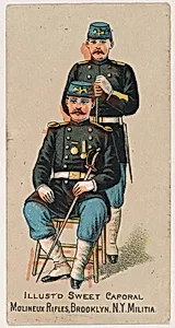 Molineux Rifles, Brooklyn, New York Militia, from the Military Series (N224) issued by Kinney Tobacco Company to promote Sweet Caporal Cigarettes by Kinney Brothers Tobacco Company