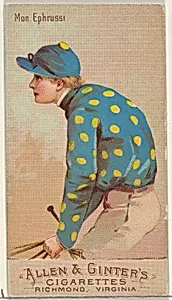 Mon. Ephrussi, from the Racing Colors of the World series (N22b) for Allen & Ginter Cigarettes by Allen & Ginter